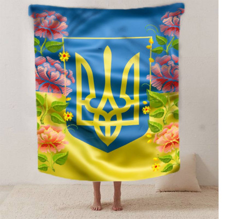 Патріотичний 3D-плед Національна гордість №2 12592, 160х200 см