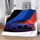 Плюшевий 3D-плед Престижний BMW 12439, 135х160 см