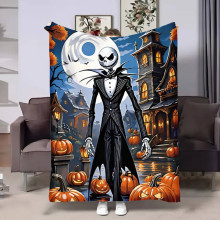 Плюшевий 3D-плед Halloween Jack 17607, 135х160 см