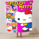 Плюшевий 3D-плед Hello Kitty 13034, 160х200 см