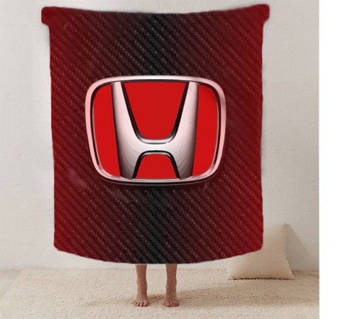 Плюшевий 3D-плед Honda №2 12616, 160х200 см