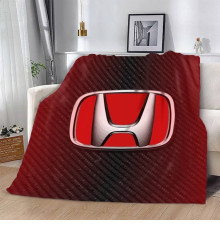 Плюшевий 3D-плед Honda №2 12617, 135х160 см