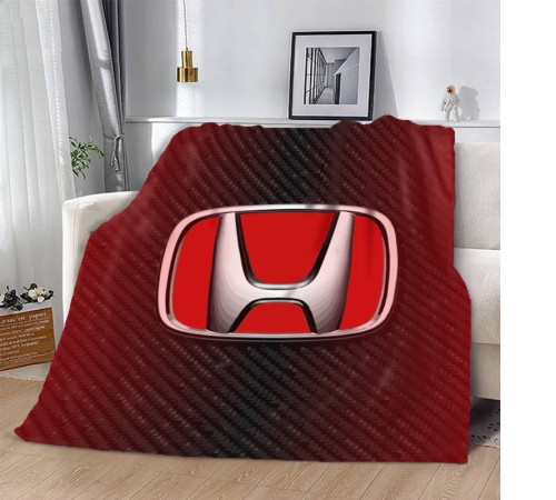 Плюшевий 3D-плед Honda №2 12617, 135х160 см
