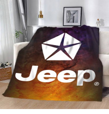 Плюшевий 3D-плед Jeep 12598, 160х200 см