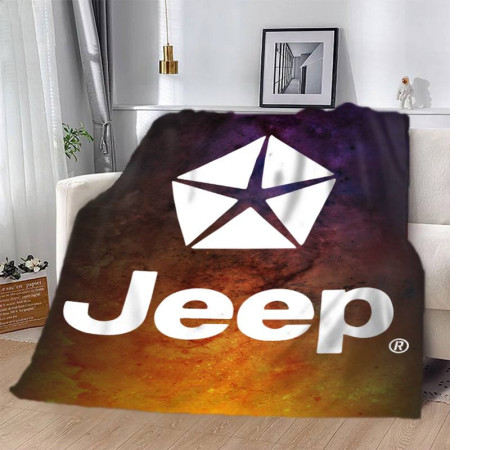 Плюшевий 3D-плед Jeep 12598, 160х200 см