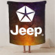 Плюшевий 3D-плед Jeep 12598, 160х200 см