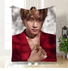 Плюшевий 3D-плед Kim Taehyung BTS 13365, 160х200 см