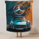 Плюшевий 3D-плед Mercedes-Benz 12643, 160х200 см