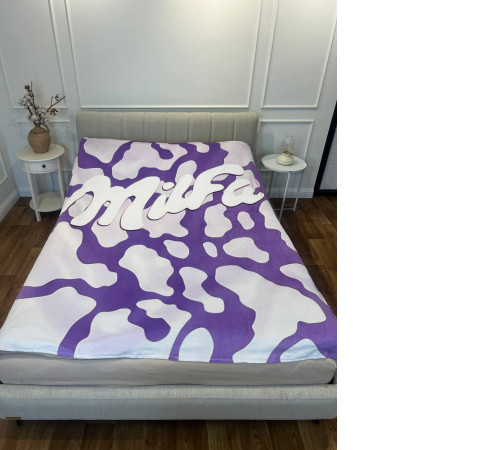 Плюшевий 3D-плед Milfa 17131, 135х160 см