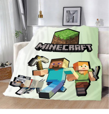 Плюшевий 3D-плед Minecraft 12265, 135х160 см