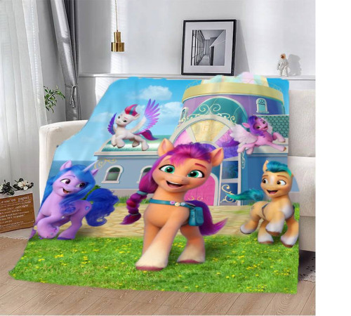 Плюшевий 3D-плед My Littlе Pony №2 13283, 160х200 см
