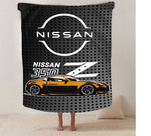 Плюшевий 3D-плед Nissan 350 12625, 160х200 см