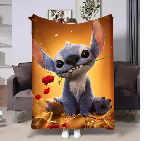 Плюшевий 3D-плед Ohana 31217, 135х160 см