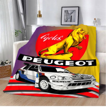Плюшевий 3D-плед Peugeot 12426, 160х200 см