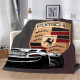 Плюшевий 3D-плед Porsche 12423, 160х200 см