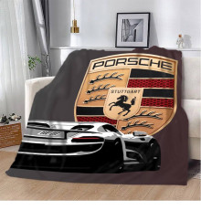 Плюшевий 3D-плед Porsche 12424, 135х160 см