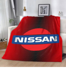 Плюшевий 3D-плед Red Nissan 12622, 160х200 см