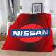 Плюшевий 3D-плед Red Nissan 12622, 160х200 см