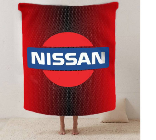 Плюшевий 3D-плед Red Nissan 12623, 135х160 см