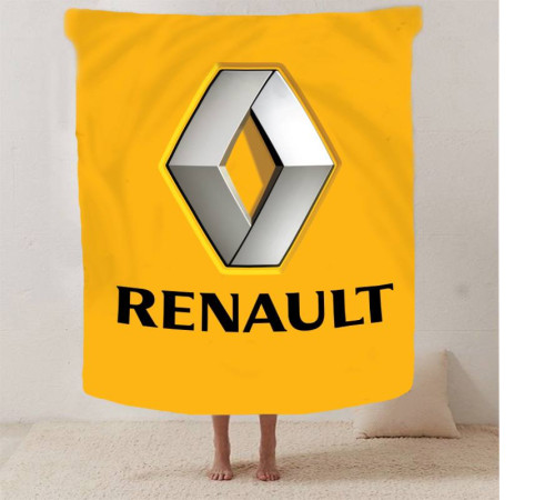 Плюшевий 3D-плед Renault 12649, 160х200 см