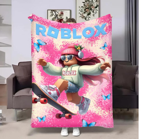 Плюшевий 3D-плед Roblo №2 32472, 160х200 см