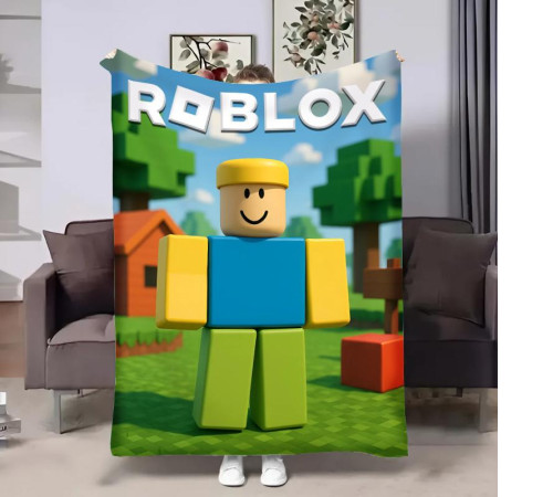 Плюшевий 3D-плед Roblo №4 32478, 160х200 см