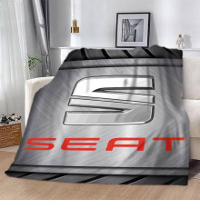 Плюшевий 3D-плед Seat 12628, 160х200 см