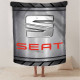 Плюшевий 3D-плед Seat 12628, 160х200 см