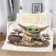 Плюшевий 3D-плед Star Wars Малюк Йода 12256, 135х160 см