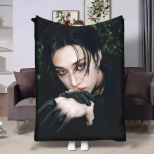 Плюшевий 3D-плед Stray Kids Bang Chan 32318, 160х200 см