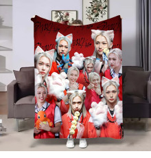 Плюшевий 3D-плед Stray Kids Felix 17965, 160х200 см