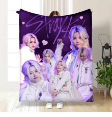 Плюшевий 3D-плед Stray Kids Felix №1 15780, 135х160 см
