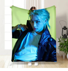 Плюшевий 3D-плед Stray Kids Felix №2 15783, 160х200 см