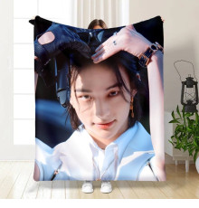 Плюшевий 3D-плед Stray Kids Hyunjin 15800, 135х160 см