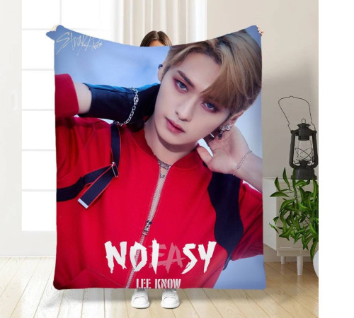 Плюшевий 3D-плед Stray Kids Linoy 15797, 160х200 см