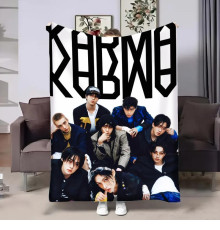 Плюшевий 3D-плед Stray Kids Karma 32324, 160х200 см