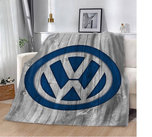Плюшевий 3D-плед Volkswagen 12640, 160х200 см