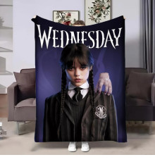Плюшевий 3D-плед Wednesday №1 31989, 135х160 см