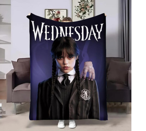 Плюшевий 3D-плед Wednesday №1 31990, 160х200 см