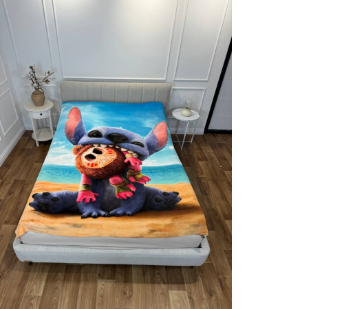 Плюшевий 3D-плед Стіч №1 31200, 160х200 см