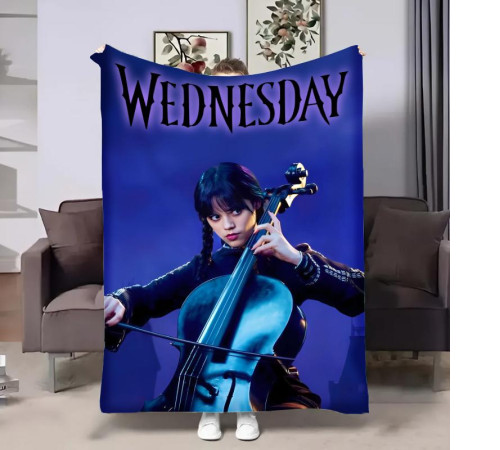Плюшевий 3D-плед Wednesday №3 31996, 160х200 см