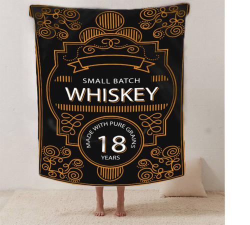 Плюшевий 3D-плед Whiskey 12584, 135х160 см