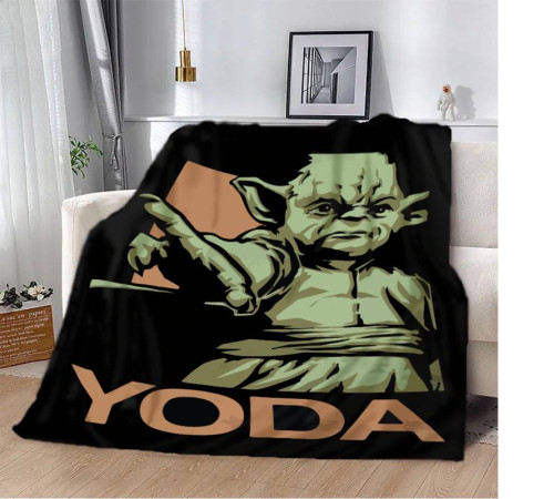 Плюшевий 3D-плед Yoda 12279, 160х200 см