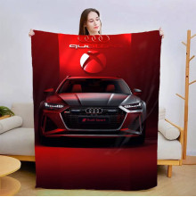 Плюшевий 3D-плед Елітна Audi 13429, 135х160 см
