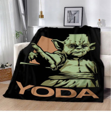 Плюшевий 3D-плед Yoda 12280, 135х160 см