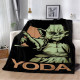 Плюшевий 3D-плед Yoda 12280, 135х160 см