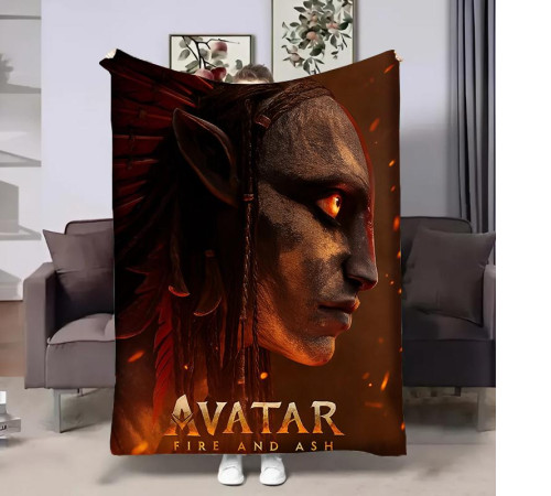 Плюшевий 3D-плед Аватар №3 32444, 135х160 см