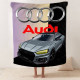 Плюшевий 3D-плед Audi 12420, 160х200 см