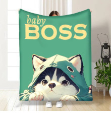 Плюшевий 3D-плед Baby Boss 16735, 135х160 см