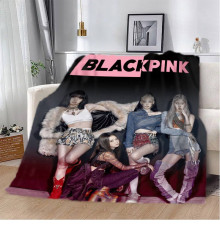 Плюшевий 3D-плед Black Pink 13156, 160х200 см